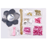 Stem Chain And Charms Jewelry Set