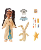 Bratz Slumber Party Sasha Fashion Doll with 2 Sets of Pajamas, Plush, and Accessories - Multicolour