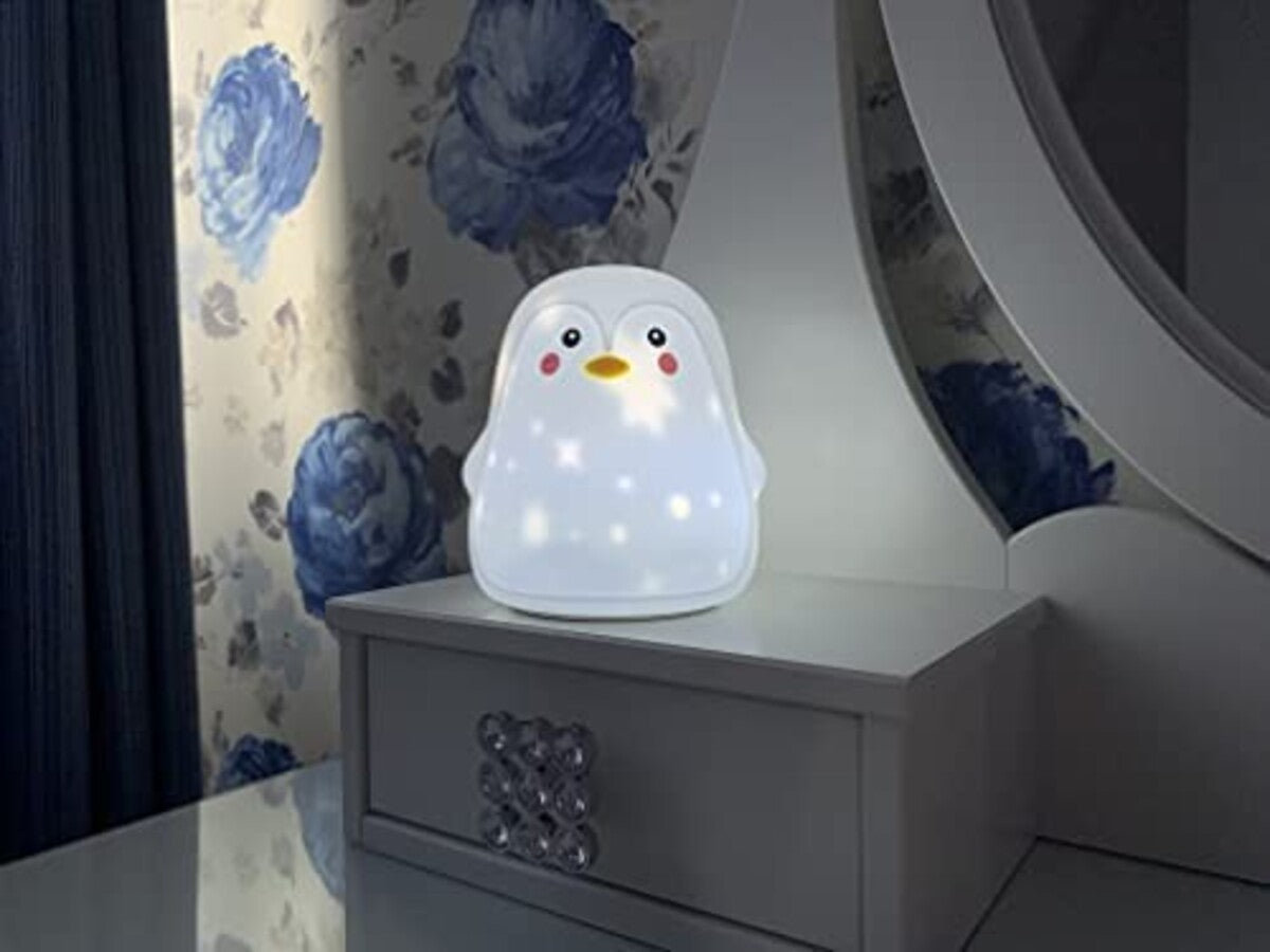 InnoGio - Gio Penguin Silicone Night Light with Star Projector - Laadlee