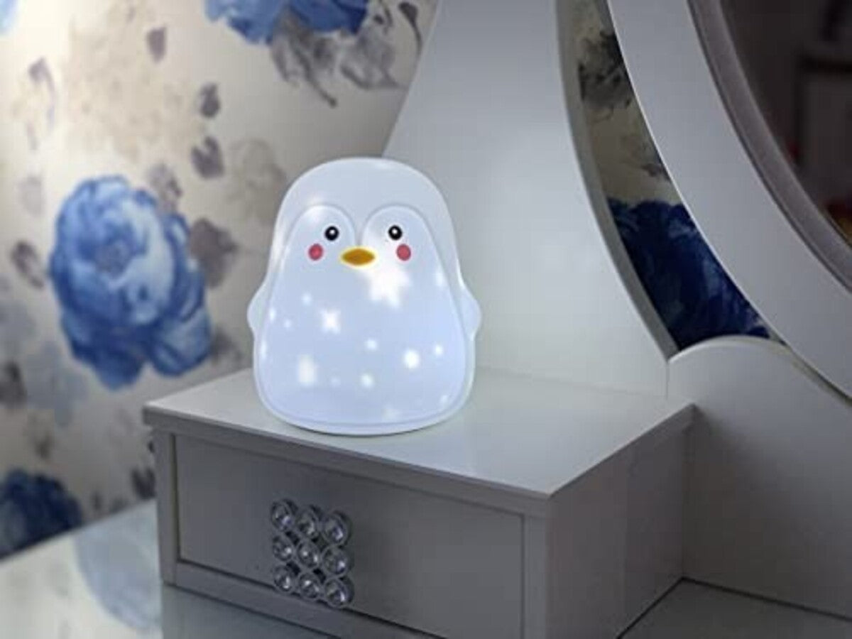 InnoGio - Gio Penguin Silicone Night Light with Star Projector - Laadlee
