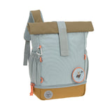 Lassig Mini Rolltop Backpack - Nature Light Blue