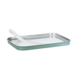 Lassig Stainless Steel Lunchbox - Solid Olive / Green