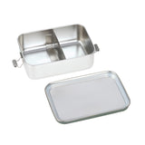 Lassig Stainless Steel Lunchbox - Solid Bold Dark Olive