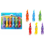 Mondo Diving Squid Toys - 6Pcs