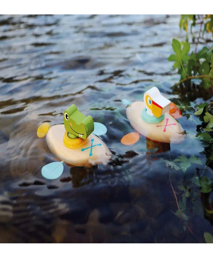 Andreu Toys Clockwork Water Canoe - Laadlee