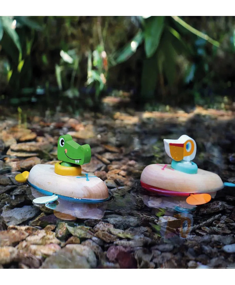 Andreu Toys Clockwork Water Canoe - Laadlee