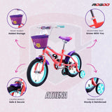 Mogoo Athena 12" Kids Bicycle - Peach