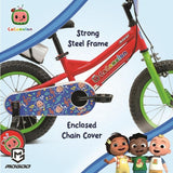 Mogoo Cocomelon Beats Kids Bike - 12" - Red