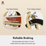 Mogoo Retro Kids Bike - 12" - Orange