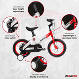 Mogoo Spark 12" Magnesium Kids Bicycle - Red