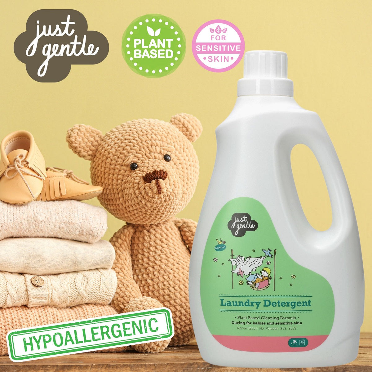 Just Gentle Laundry Detergent - 3L