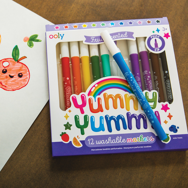 Ooly Yummy Yummy Scented Markers - Pack of 12