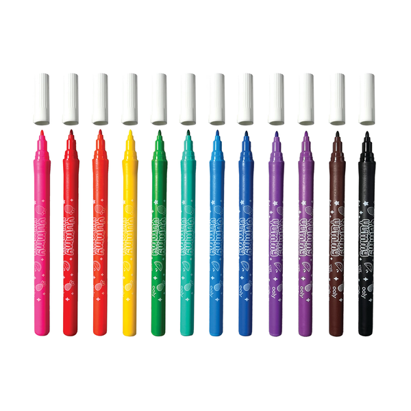 Ooly Yummy Yummy Scented Markers - Pack of 12