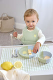 Lassig Silicone Bib -  Happy Fruits Lemon