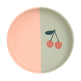 Lassig Silicone Plate - Happy Fruits Cherry