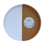 Lassig Silicone Plate - Happy Rascals Smile Sky Blue