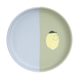 Lassig Silicone Plate - Happy Fruits Lemon