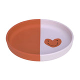 Lassig Silicone Plate - Happy Rascals Heart Lavender