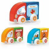 Scratch Europe Small Magnetic Cars (Pizza Pino/Fish Shop/Express)