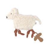 Lassig Knitted Baby Comforter Pacifier Holder - Tiny Farmer Sheep