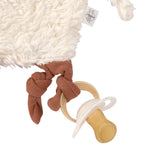 Lassig Knitted Baby Comforter Pacifier Holder - Tiny Farmer Sheep