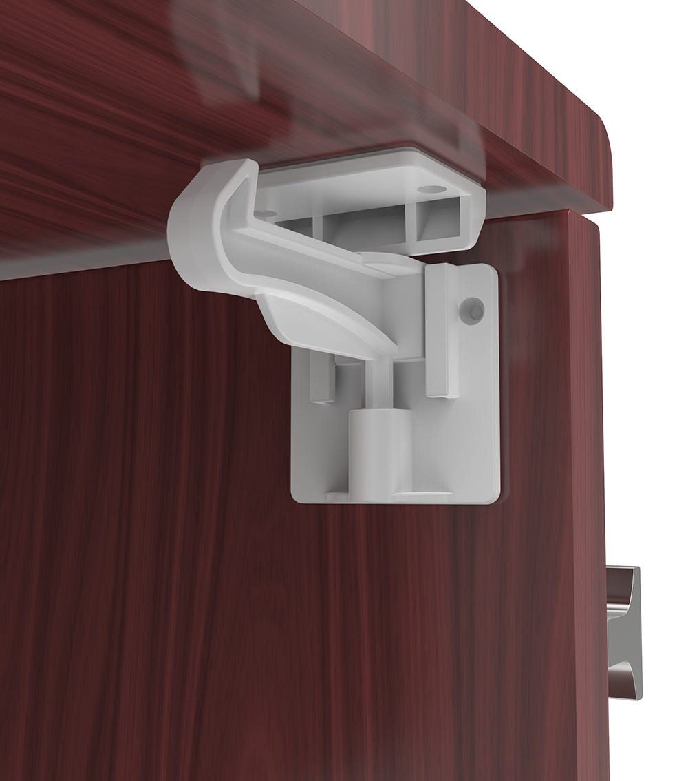 Mini Melody Invisible Drawer Lock - Pack of 4 - Laadlee