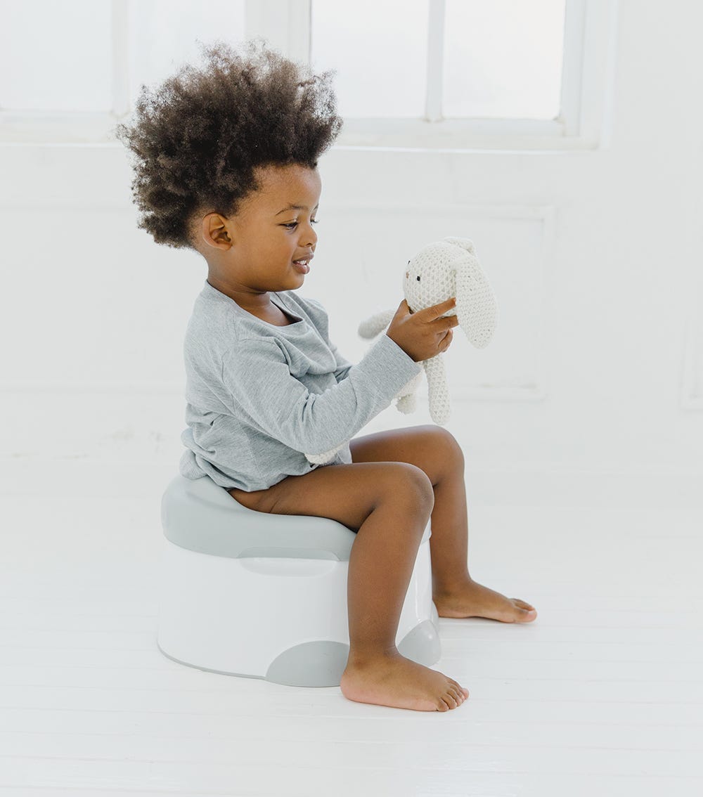 Bumbo Baby Potty Training Set - Cool Grey - Laadlee