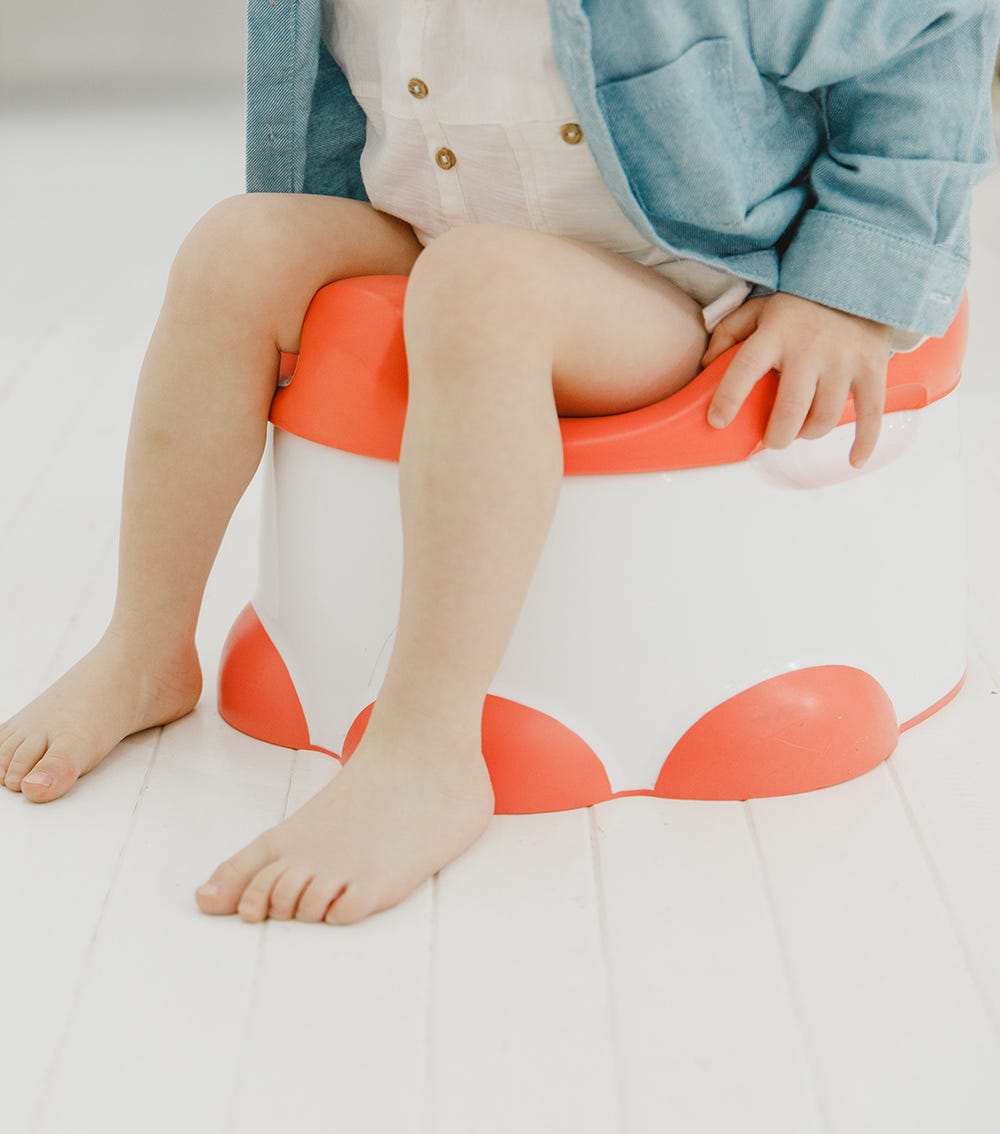 Bumbo Baby Potty Training Set - Coral - Laadlee