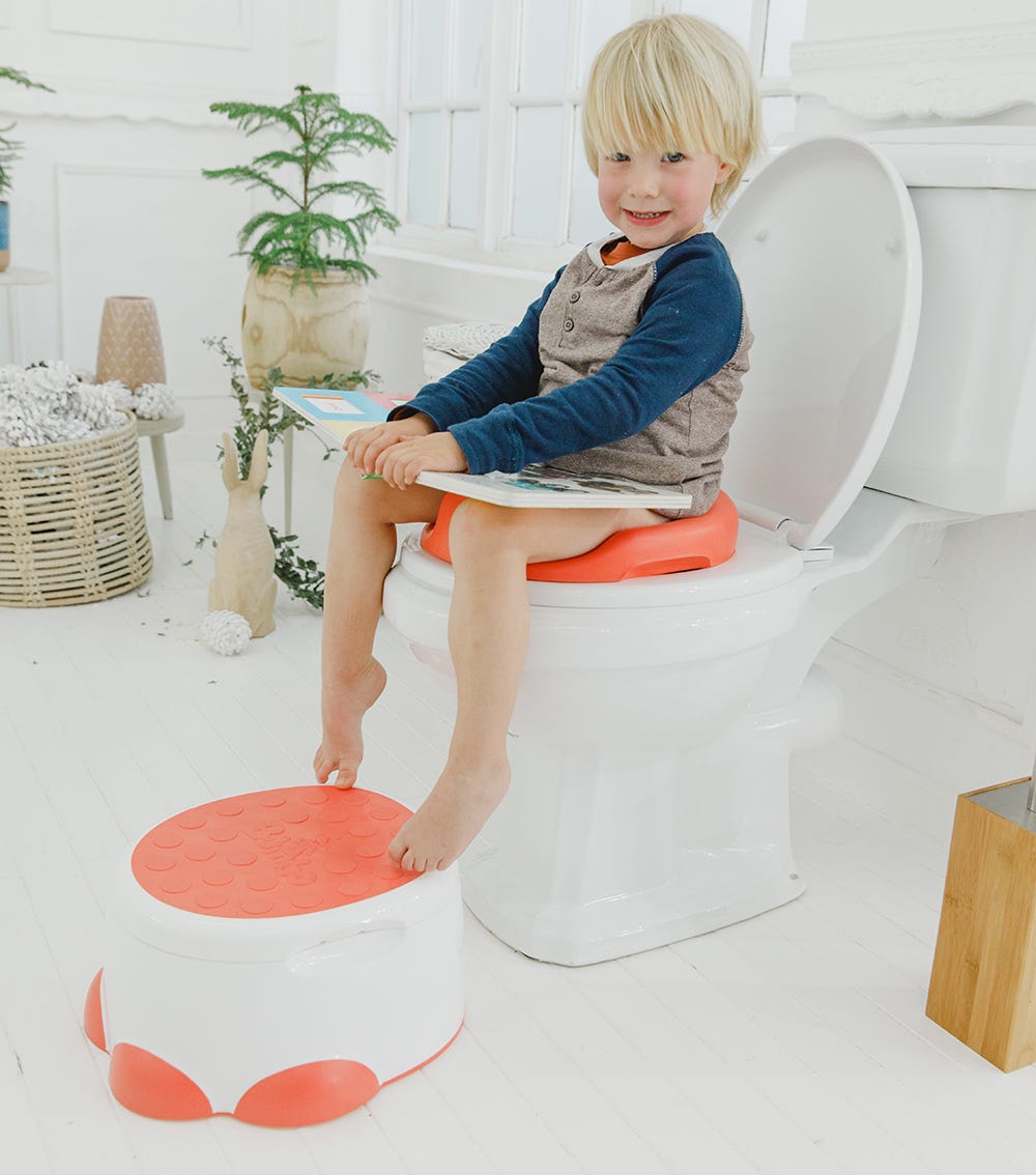 Bumbo Baby Potty Training Set - Coral - Laadlee