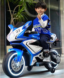 MYTS Three Wheeler Boys Ride-On Motorcycle 6V / 2000W- Blue
