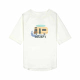 Lassig SPF Short Sleeve Rashguard - Camper Sea Salt