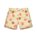 Lassig SPF Kids Boardie Shorts - Flowers Vanilla