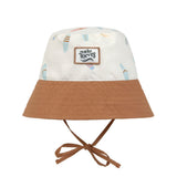 Lassig SPF Sun Protection Fishing Hat - Surfboards Sea Salt