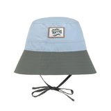 Lassig SPF Sun Protection Fishing Hat - Sky Blue & Deep Olive