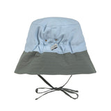 Lassig SPF Sun Protection Fishing Hat - Sky Blue & Deep Olive