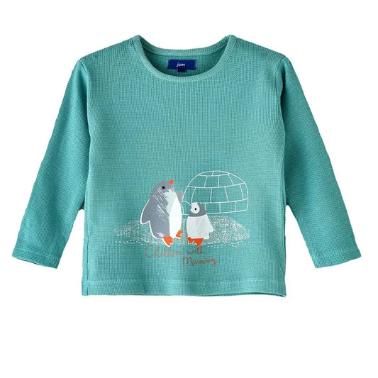 Jam Boys Penguin Print Long-Sleeve Top - Chillin With Mummy