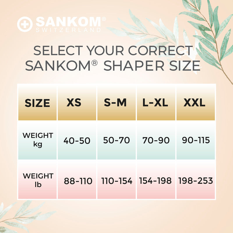 Sankom - Patent Short Shaper with Lace - Black - Laadlee