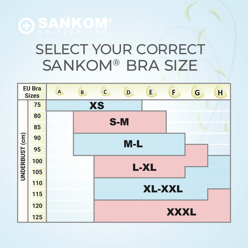 Sankom - Patent Cooling Effect Bra For Back Support -Beige - Laadlee