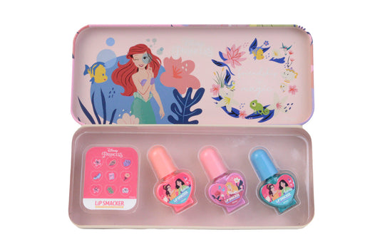 Lip Smacker Disney Princess Nail Polish Tin Set Giftset - Laadlee