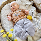 Lassig Waffle Baby Cargo Pants - Pastel Lilac