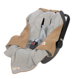 Lassig Knitted Blanket for Car Seat - Sand