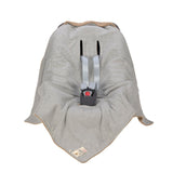 Lassig Knitted Blanket for Car Seat - Sand