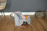 Lassig Knitted Blanket for Car Seat - Dusky Pink