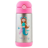 Stephen Joseph Mermaid Double Wall Insulated Stainless Steel Bottle 350ml