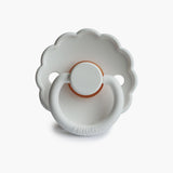Frigg Daisy Latex Baby Pacifier 0-6M, 1Pack, Bright White - Size 1 - Laadlee