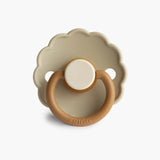 Frigg Daisy Latex Baby Pacifier 6M-18M, 1Pack, Desert - Size 2 - Laadlee