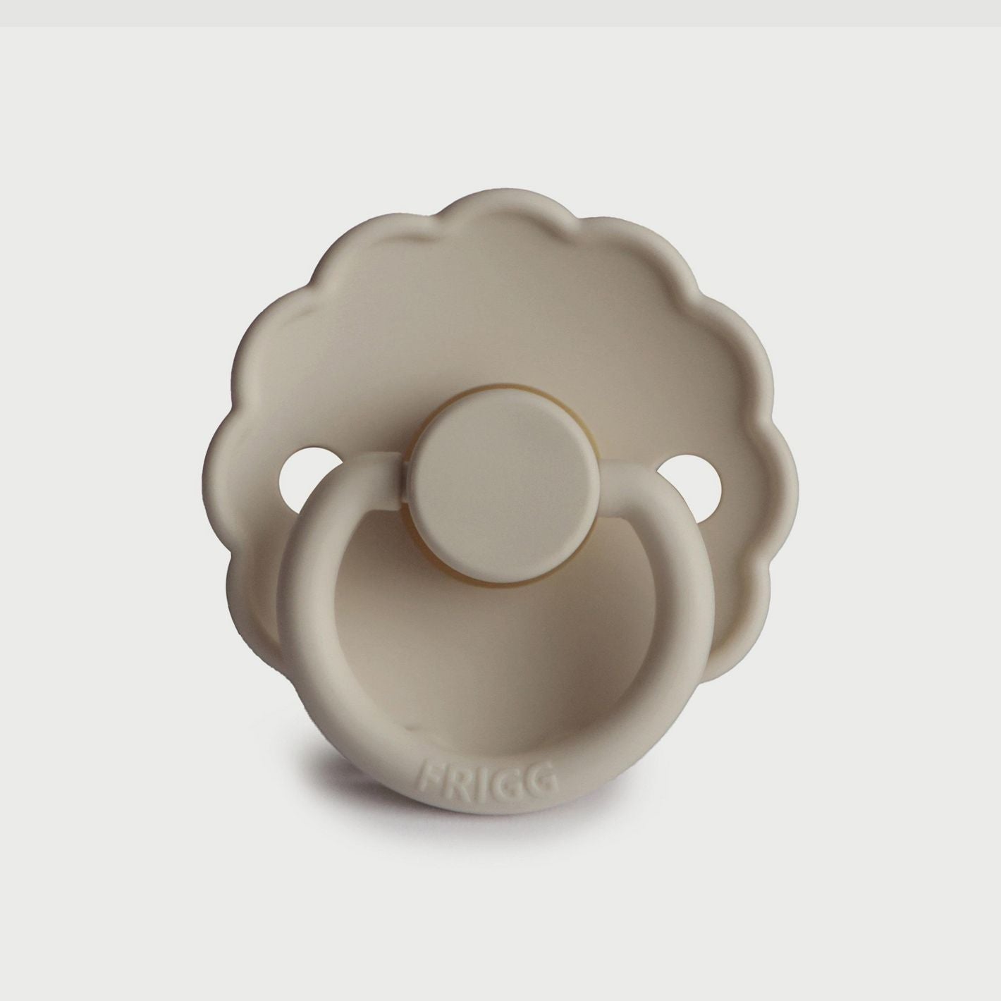 Frigg Daisy Latex Baby Pacifier 6M-18M, 1Pack, Sandstone - Size 2 - Laadlee