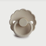 Frigg Daisy Latex Baby Pacifier 6M-18M, 1Pack, Sandstone - Size 2 - Laadlee