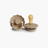 Frigg Daisy Latex Baby Pacifier 6M-18M, 1Pack, Croissant - Size 2 - Laadlee