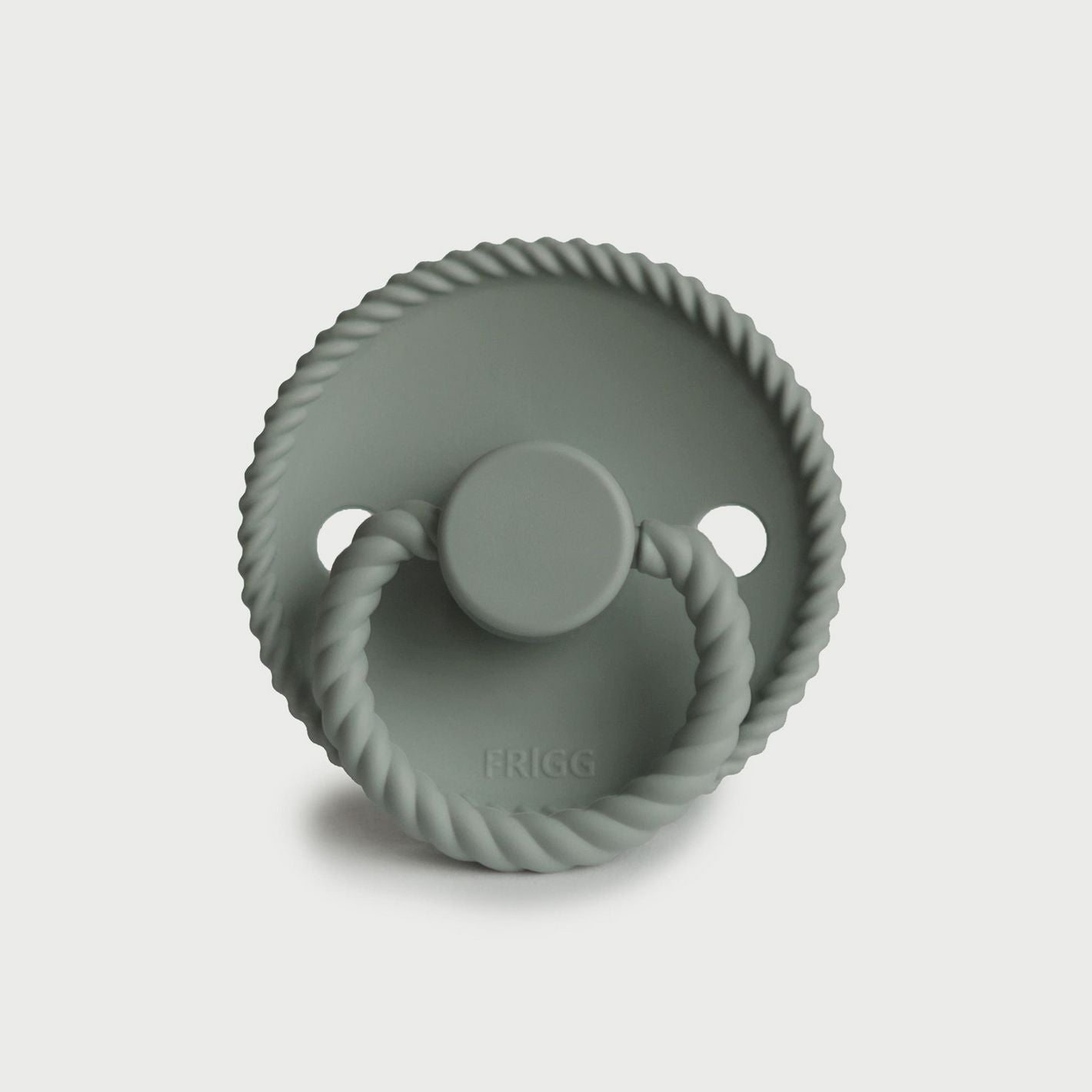 Frigg Rope Silicone Baby Pacifier 6M-18M, 1Pack, Sage - Size 2 - Laadlee